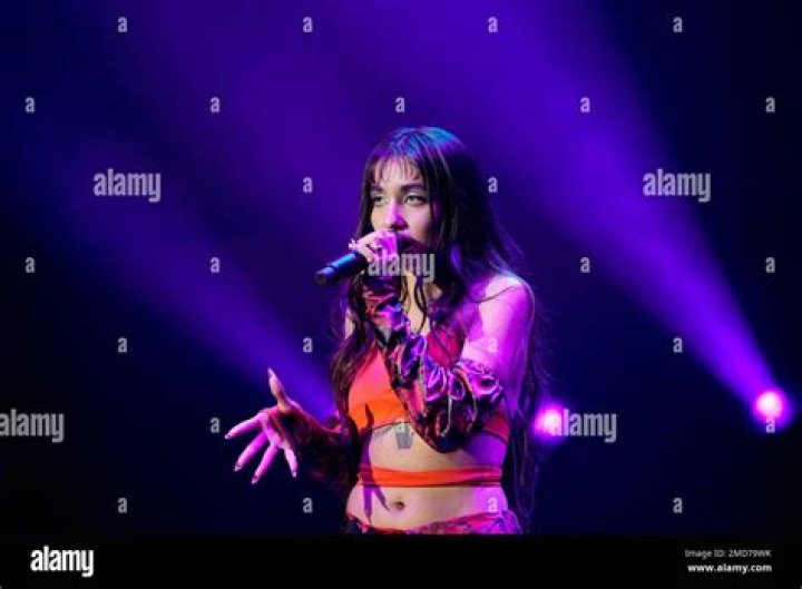 Argentine singer Maria Becerra performs during a show in Buenos Aires, Argentina Becerra, Buenos Aires, Argentina - 24 Oct 2021