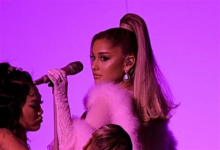 Ariana Grande performs a medley at the 62nd annual Grammy Awards, in Los Angeles 62nd Annual Grammy Awards - Show, Los Angeles, USA - 26 Jan 2020