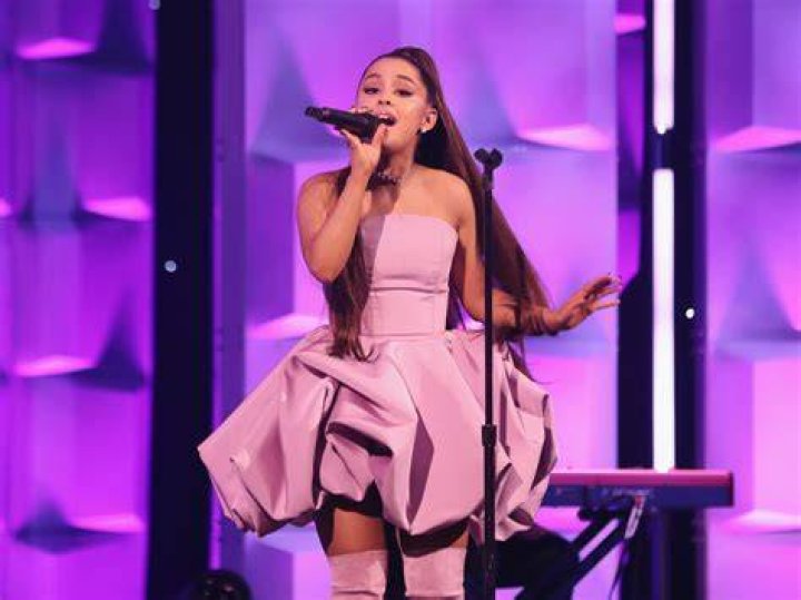 Ariana GrandeBillboard's 13th Annual Women in Music, Arrivals, New York, USA - 06 Dec 2018Wearing Christian Siriano Custom