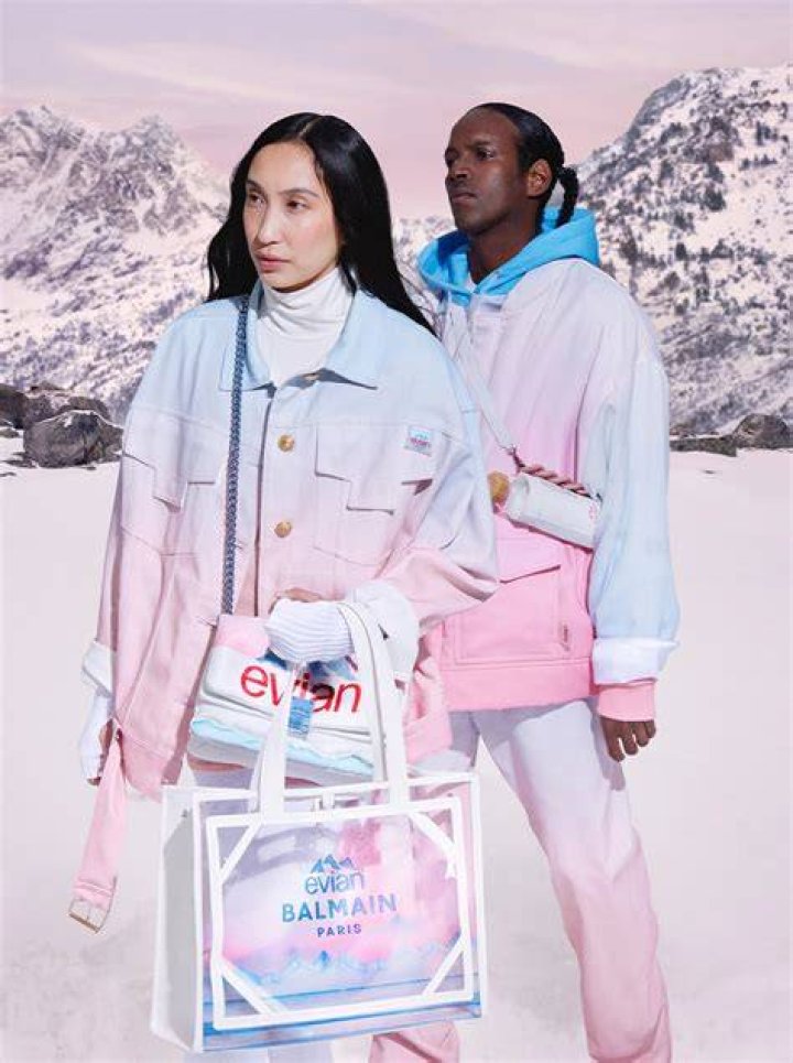 Balmain x Evian