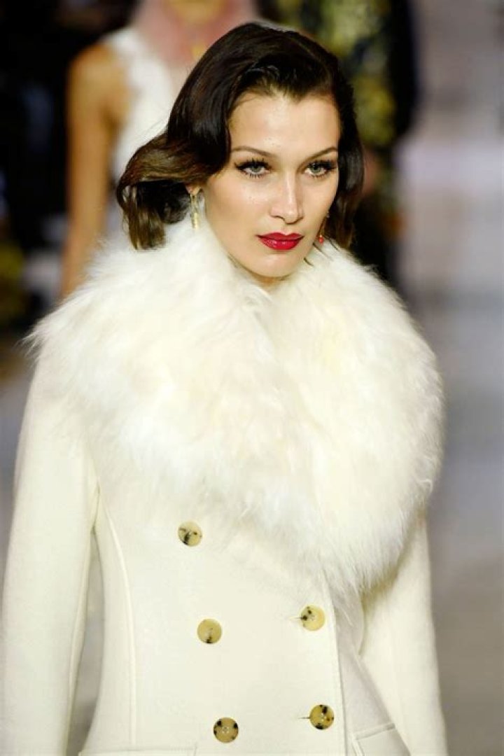 Bella Hadid at Lanvin show