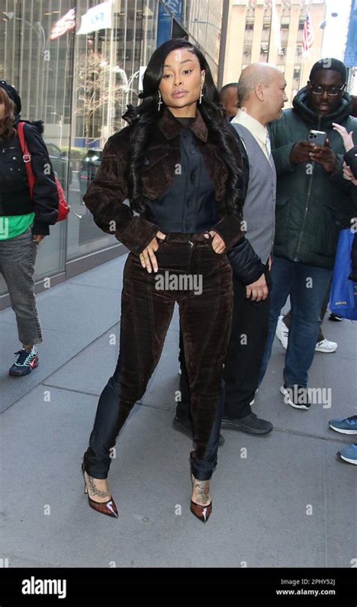 Blac Chyna seen at SiriusXM studios in New York. March 29, 2023 Blac Chyna at SiriusXM studios, New York, USA - 29 Mar 2023