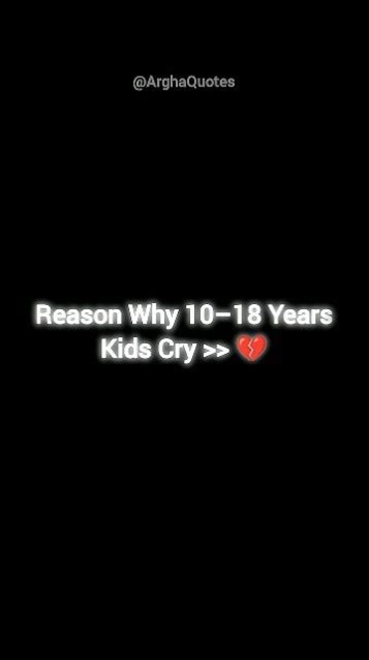 Cry 18 years