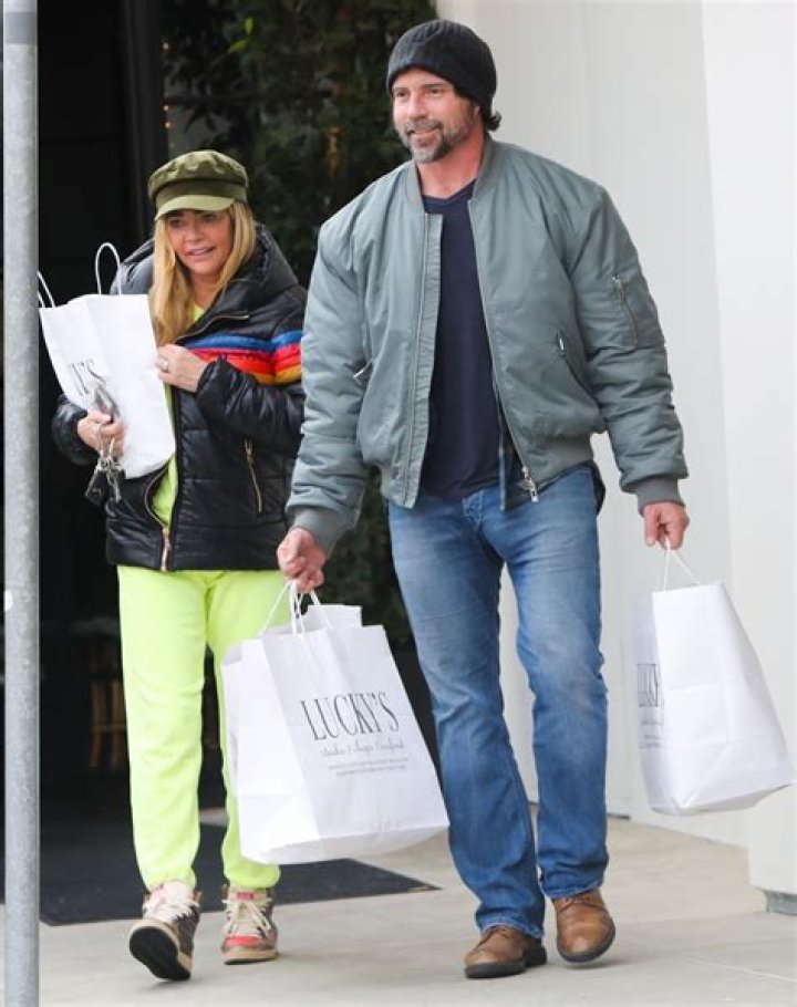 Denise Richards and Aaron Phypers outside Craig's Restaurant in West Hollywood Celebrities out and about, Los Angeles, USA - 14 Mar 2019
