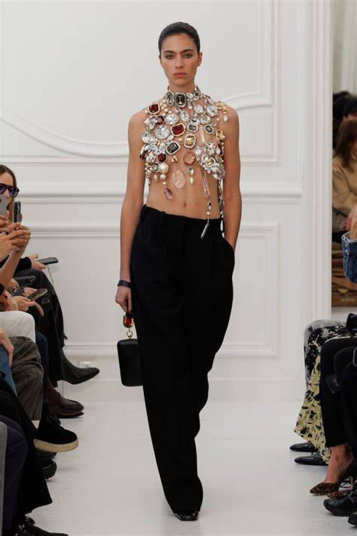 Kaia Gerber at Givenchy show