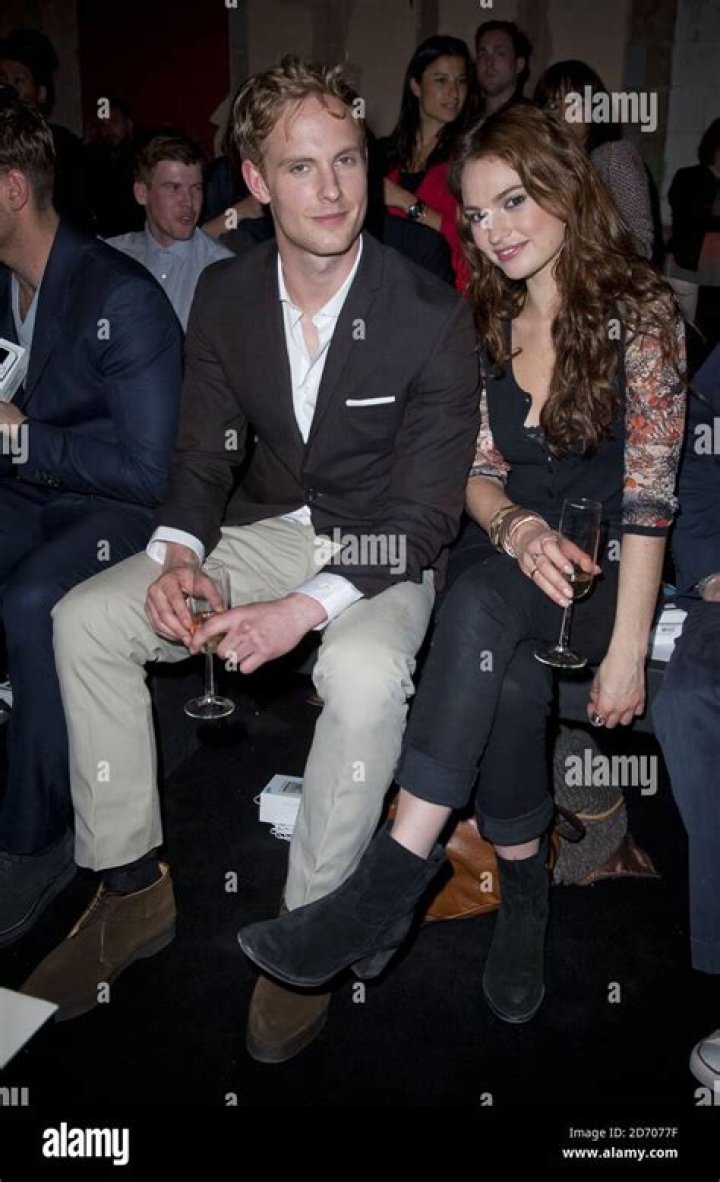 Lily James and Jack Fox