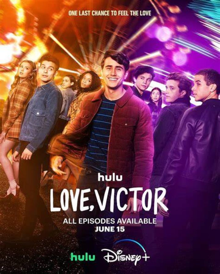 Love, Victor -- "Creekwood Nights" - Episode 106 -- Victor is nervous when Mia says she wants to take their relationship to the next level. Felix (Anthony Turpel), Lake (Bebe Wood), Mia (Rachel Hilson) and Victor (Michael Cimino), shown. (Photo by: Eric McCandless/Hulu)