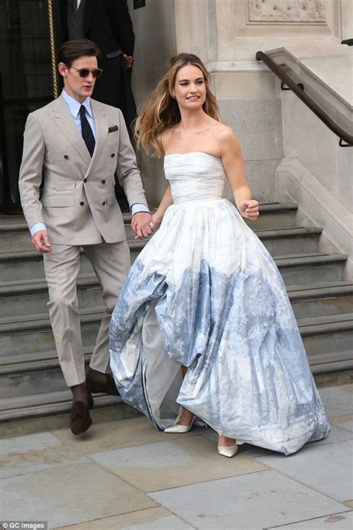Matt Smith and Lily James