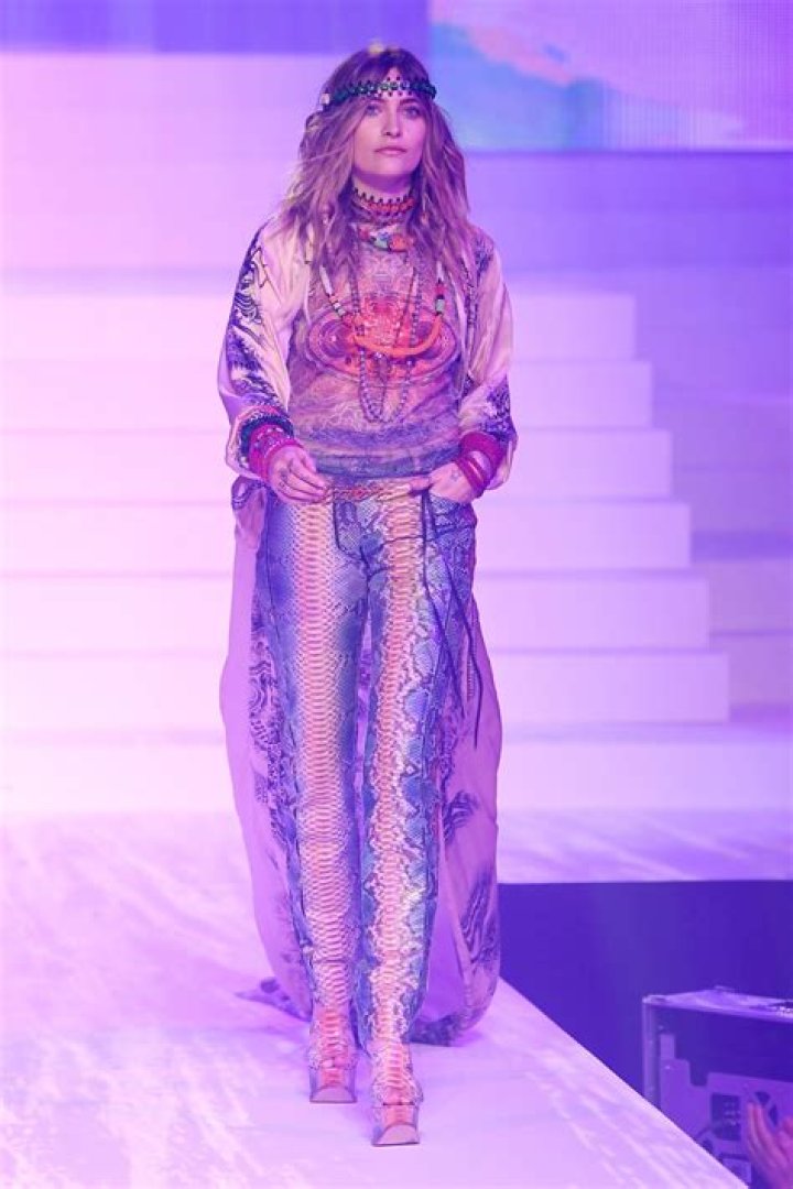 Paris Jackson at Jean Paul Gaultier show
