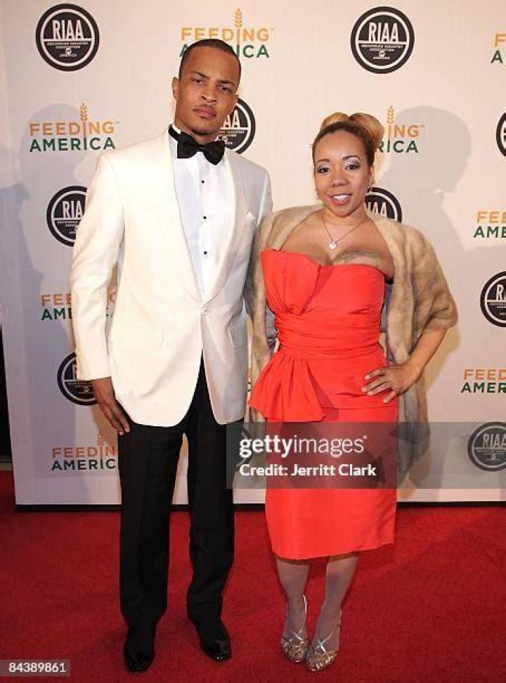 T.I. and Tameka 'Tiny' Cottle are seen in Los Angeles, California. NON-EXCLUSIVE July 14, 2019. 14 Jul 2019 Pictured: TI,Tameka Cottle. Photo credit: gotpap/Bauergriffin.com / MEGA TheMegaAgency.com +1 888 505 6342 (Mega Agency TagID: MEGA465833_001.jpg) [Photo via Mega Agency]